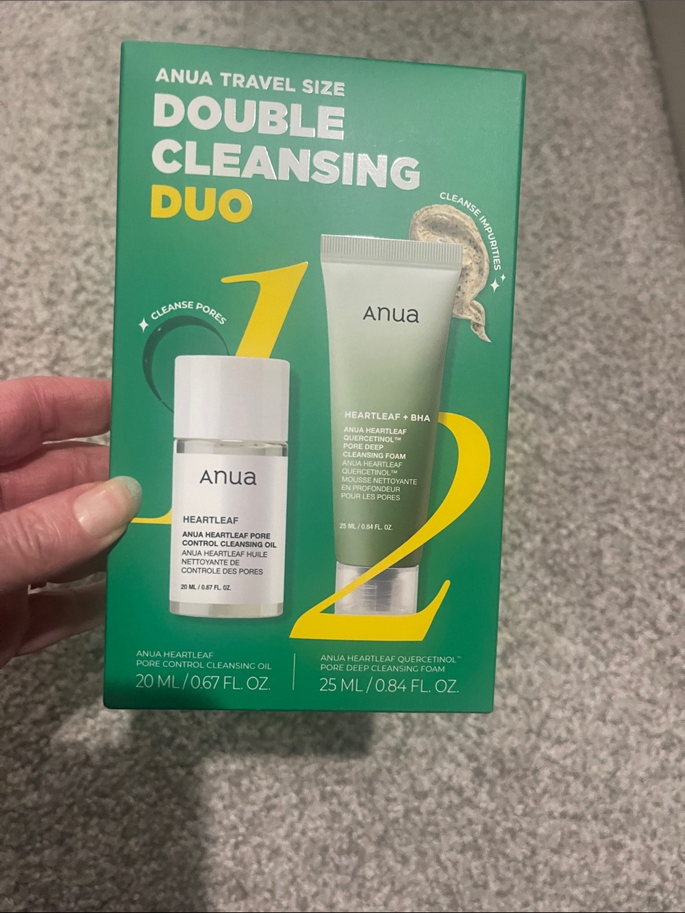 Anua Double Cleansing Duo Travel Set - Duo